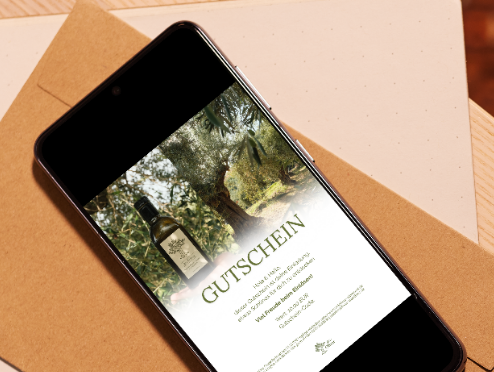 Mi Olivar Gutschein per E-Mail
